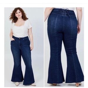 ARULA High Rise Flare Jeans